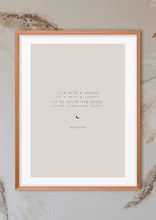 "It's such a wonder to be under her spell". This quote art print could fit beautifully into any room in your home. Simply download, print, frame and enjoy! White, brown and black background included in download.
