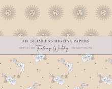 10 Seamless Witchy Digital Papers. Use them for scrapbooking, fabric printing, wrapping paper, book covers, wall paper etc. There is no limitation to the possibilities.