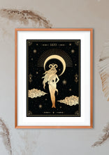 Aries Zodiac Art Print. This print could fit beautifully into any room in your home. Mystical, celestial and whimsical wall art. Simply download, print and enjoy! 