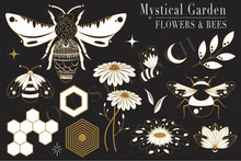 This magical hand drawn bundle of bees and flowers offers 32 charming individual graphic elements for use in logos, t-shirt designs, posters, cards, graphic design, business cards etc