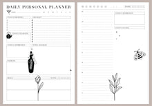 Use this charming printable daily planner to achieve your goals and inspire creativity and self-love along the way. This planner includes 2 design versions for each day of the week so that you can choose the pages you like most, and switch it up for something different each day.