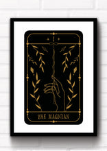 The Magician Tarot Card Art Print. This print could fit beautifully into any room in your home. Eccentric and witchy wall art. Simply download, print and enjoy!