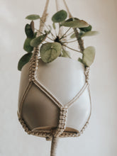 Blume Plant Hanger made with natural rope, jute twine and chunky rope