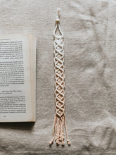 These macrame bookmarks add such a nice touch to the books that you like to read. They are hand-dyed in soft pastel colors making them subtle, elegant and one of a kind.