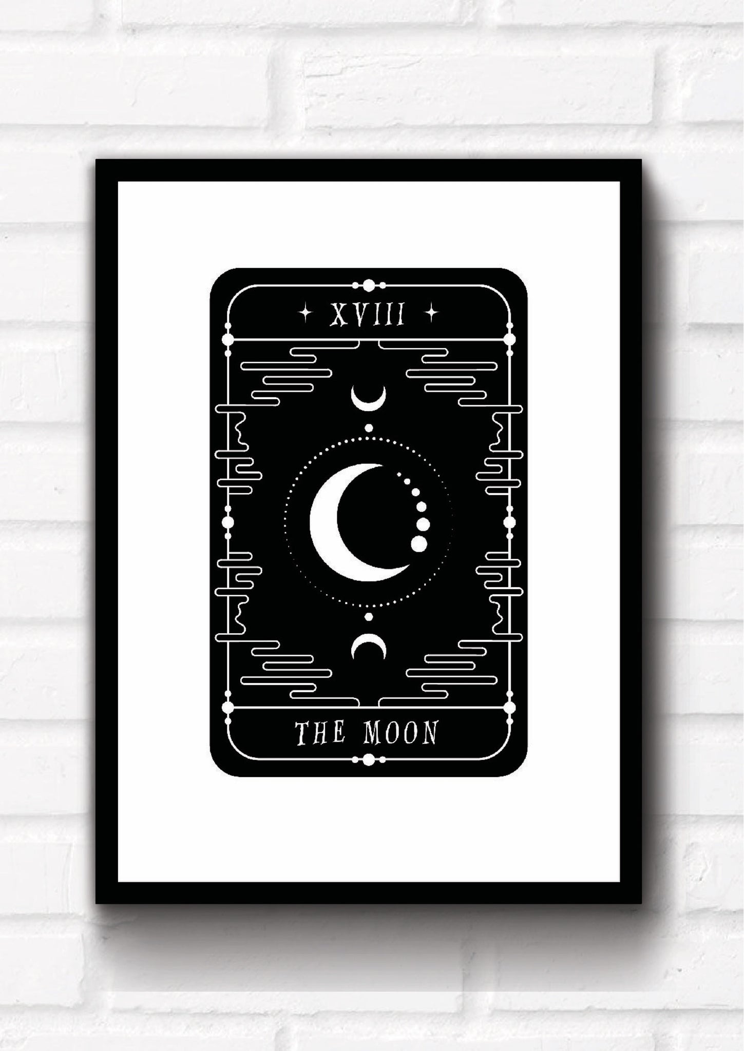Moon and Sun Tarot Card Art Prints