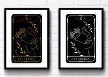 The Empress Tarot Card. This print could fit beautifully into any room in your home. Eccentric and witchy wall art. Simply download, print and enjoy!